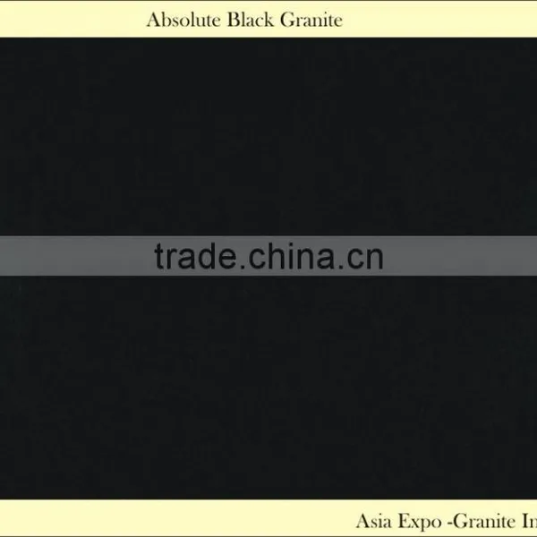 Indian Absolute Black Granite Tomb Stone Cut To Size photo-3