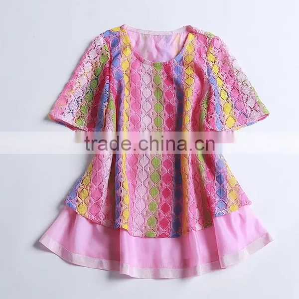 Factory Wholesale New Colorful Joint Women Blouse photo-3