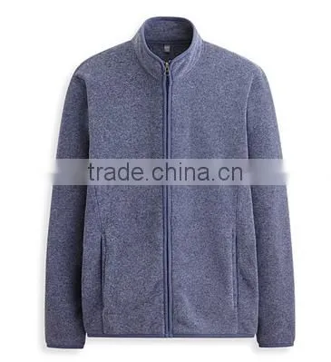 Men's Full Zip Jacket Active Windproof Men Custom Polar Fleece Jacket Wholesale Fleece Jacket photo-5