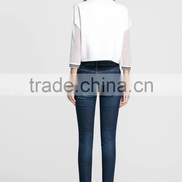 Hot Sell Brand Skinny Ladies Jeans Wholesale Price photo-3