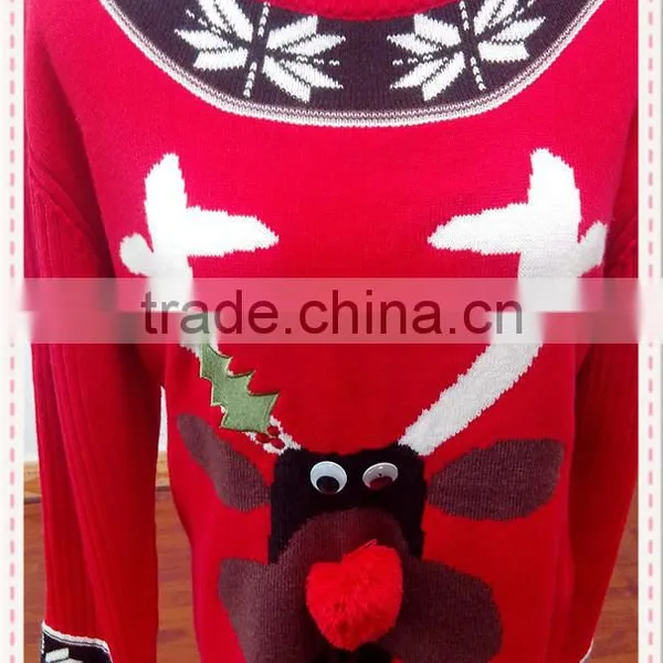 Ugly Christmas Knitted Sweater&Audlt Sweater&Women's Sweater photo-4