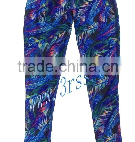 High Quality Sublimation Allover Printed Yoga Sports Wear Custom Legging for for Ladies photo-2