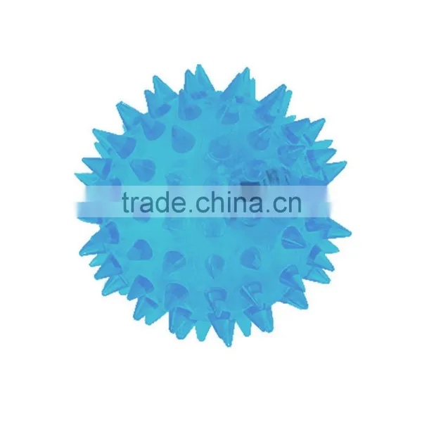 3pcs Dog Puppy Cat Pet Hedgehog Ball Rubber Bell Sound Ball Fun Playing Toy Hot Worldwide photo-3