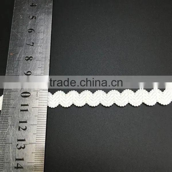 1 cm Lace Waves Stretch Elastic Hook Sideband Bra Underwear Aglet photo-5