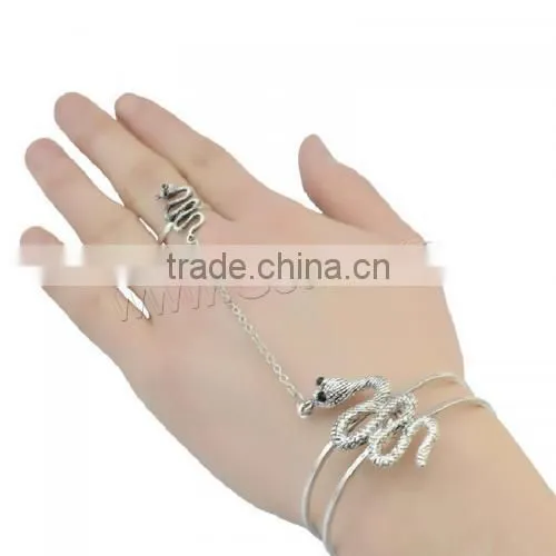 2017 New Fashion Ring Bracelet Zinc Alloy Snake Serpent Plated Plating Oval Chain photo-3