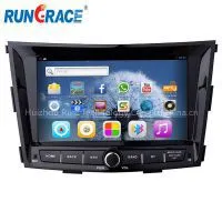 8\'\' in Dash Android Car Dvd Player System Tv/radio Tuner/mirror Link Navigation for Ssangyong TIVOLAN