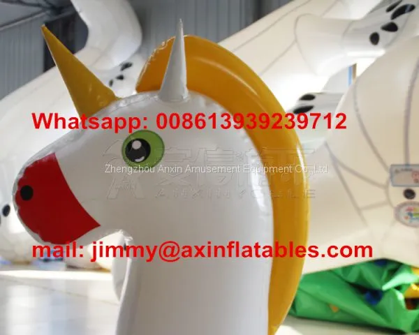 Popular 0.9MM PVC Swimming Pool Water FloatingToys,Inflatable Pool Water Floaties,Inflatable Unicorn Float For Sale photo-4