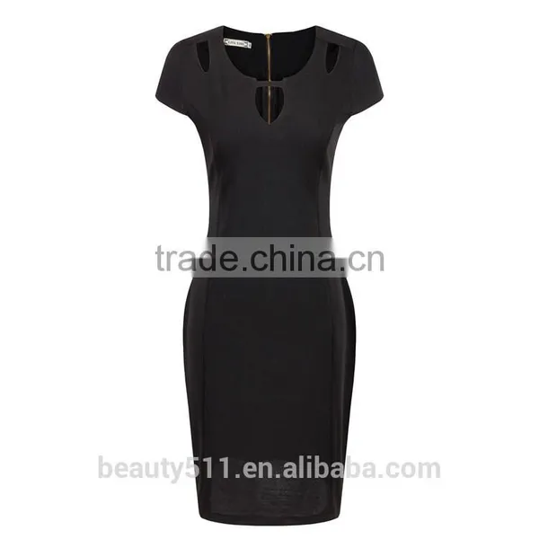 2017 Ladies Office Dress Work Wear V Neck Women Summer Dress Pencil Dress SD17 photo-3
