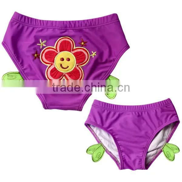 Delicate Embroidered Baby Swimming Diaper Pants photo-5