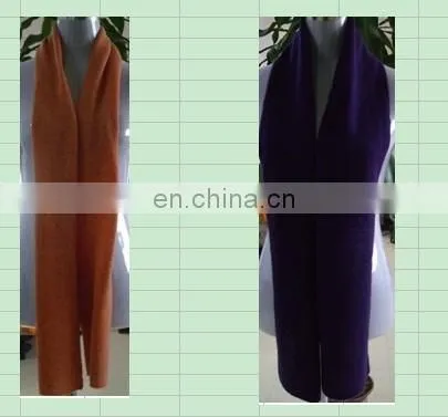 Luxury Plain Knitted 100% Pure Real Cashmere Scarf photo-4
