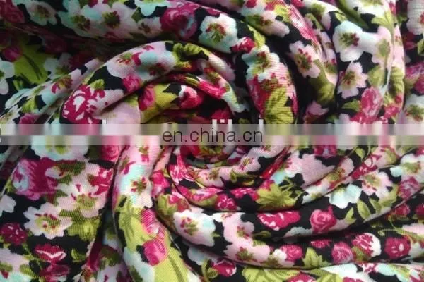 Winfar Textile Knit Single Jersey Super Soft Ring Spun Viscose Lycra Fabric Printed for Garment photo-3