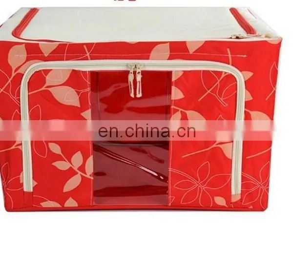 Foldable Oxford Fabric 600D Waterproof Sundries Organizer Double Zipper Visual Storage Box Plus Size photo-4