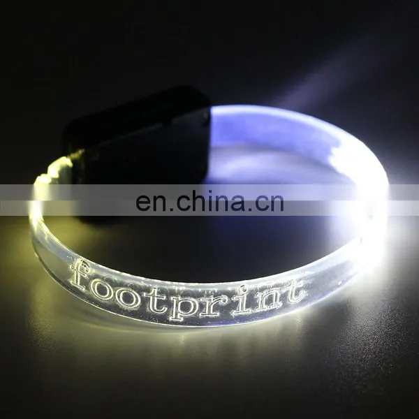 New Arrival Led Wristband Flashing Cheap Custom Wristbands Light up Custom Wristbands photo-3