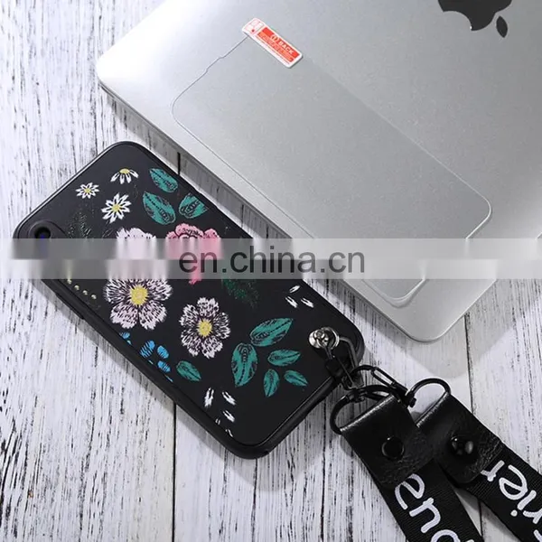 Wholesale Factory Price Hot Sell Full Coverage Leaf and Protective Back Cover Case With Tempered Glass Filmr For IPhone X photo-2