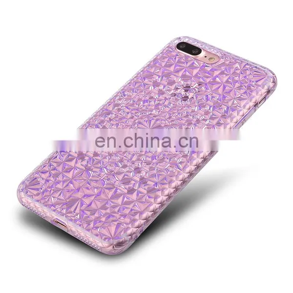 2016 New Clear Soft TPU 3D Crystal Cell Phone Cases photo-3