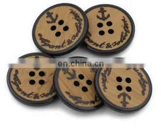 Custom Embossed Plastic Button For Clothing 4 Hole photo-4