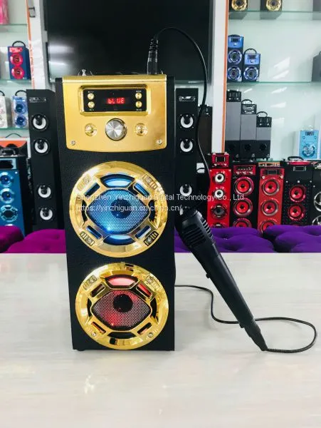 Portable Bluetooth Speaker Wireless Usb tf Aux fm Multifunctial Music Box Microphone Karaoke Speaker