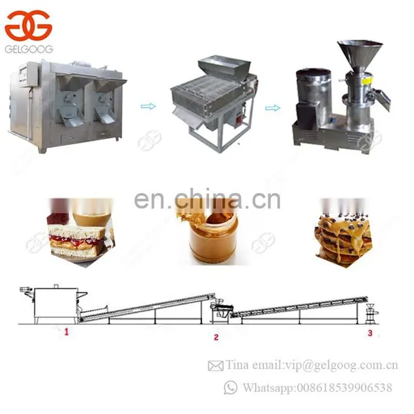 Semi Automatic Macadamia Ground Nut Paste Making Machine Peanut Butter Production Line photo-2