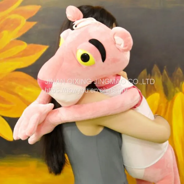 China Manufacture Pink Naughty Panther Dalang Plush Toy as Sleeping Pillow photo-4
