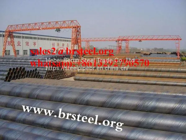 Tube Spiral/Spiral Pipe/SSAW Tube Spiral Welded Steel Pipe for Oil