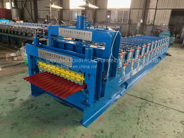 New Design Fast Speed Double Layer Wall and Roof Panel Roll Forming Machine Color Steel Rolling Machine Made in China photo-5