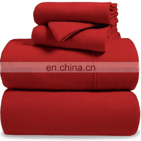 Wholesale Bulk Packing Hotel Fitted Bed Sheets Teddy Fleece Fitted Sheet photo-4