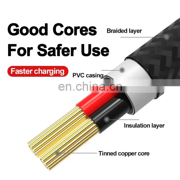 Remax 1.15M PVC 2.8 A Mobile Micro USB Cable 3 in 1 Charging Cable For Iphone 12 Android photo-4