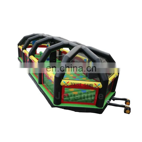 6 in 1 Inflatable Football Dodgeball Area Joust Twister Baseball Bounce House Field Cage Volleyball Game Court For Adult photo-3