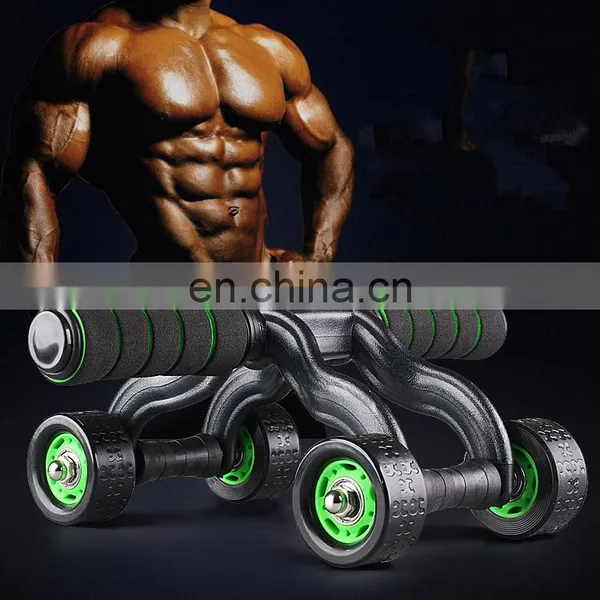Fitness Equipment 4 Wheels Abdominal Muscle Training AB Wheel photo-4