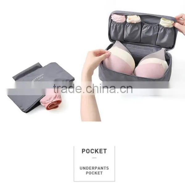 Portable Travel Drawer Dividers Closet Organizers Bra Underwear Storage Bag photo-5