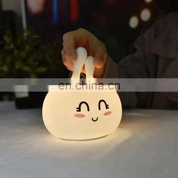 Popular Bedside Lamps Usb Silicone Rechargeable Led Light Light for Kids photo-5
