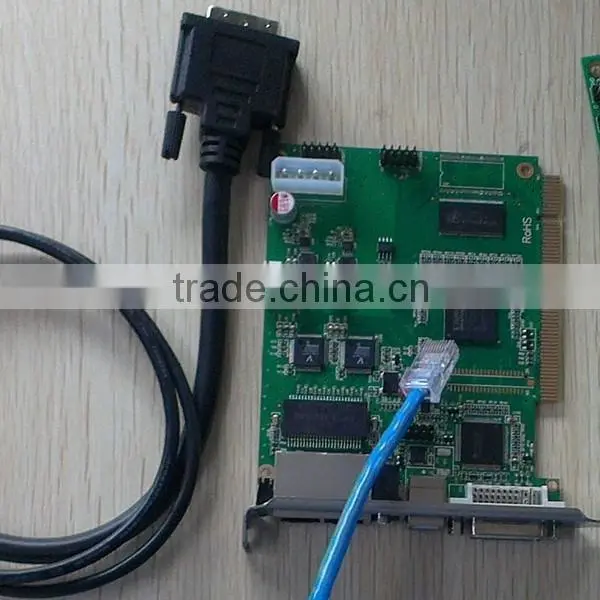 DS802D synchronous led screen controller single color/bi-color/rgb controller card