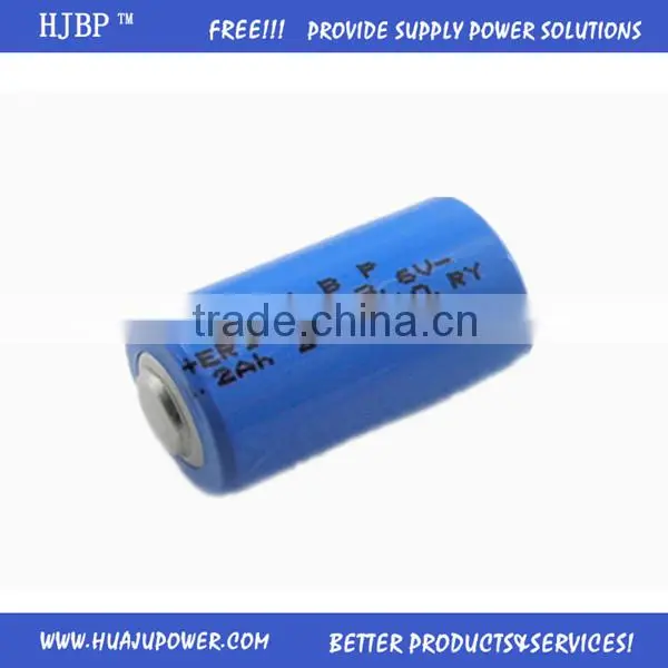 Hot Sale HJBP LiSOCl2 Battery ER14250M 3.6v 800mAh 1/2AA Lithium Battery photo-4