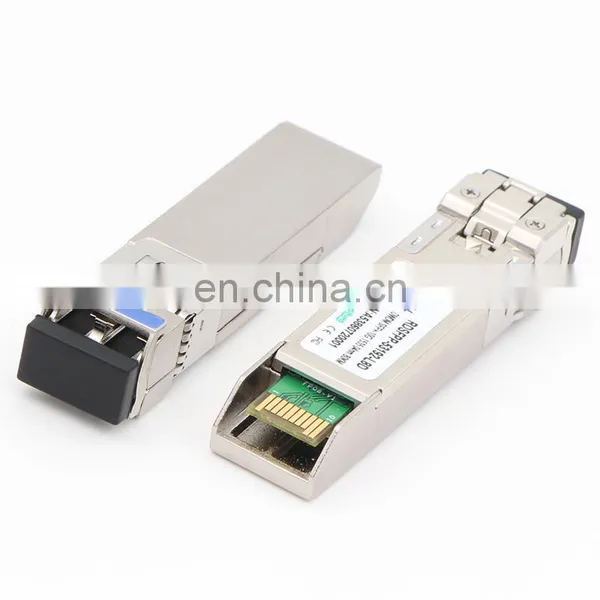RoHS Compliant 10Gb/s SFP+ DWDM 100Ghz 80km Optical Transceiver photo-2