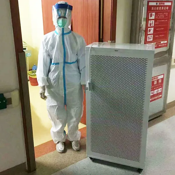 Yifil High Quality H13 Medical HEPA DOUBLE Real Filter UVC Sterilization Lamp Air Purifier 1 Buyer photo-3