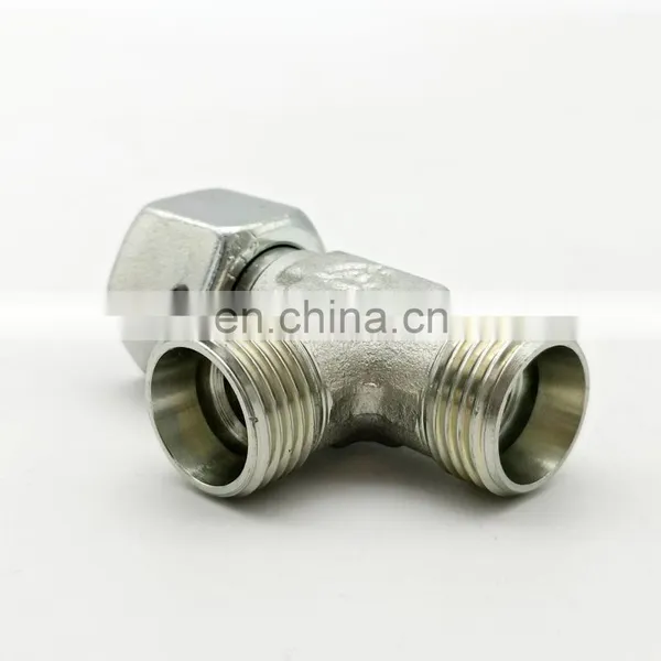 Bulkhead Swivel Male Run Tee Compression Equal Tee Fitting Double Ferrules Stainless Steel Tube Fittings photo-4