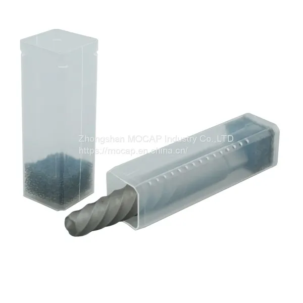 Beckett Cutting Tools Ratchet Length Adjustment Transparent Square Telescopic Plastic Packaging Tube Box SQT photo-2