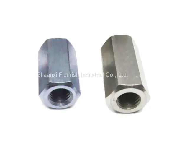 SS/CS Hex Lock Nut , Hex Coupling Nuts DIN ANSI / ASME Standard photo-4