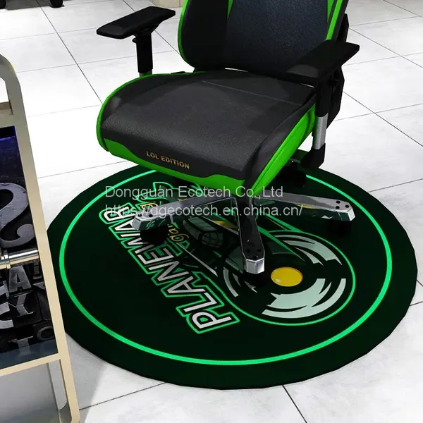 Non Slip Gaming Chair Floor Protecting Gaming Zone Chair Mat Desk Mat Rolling Office Chair Floor Pad photo-2