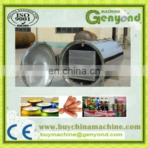 Automatic PLC Control Single Pot Water Immersion Retort Machine for Sale photo-2