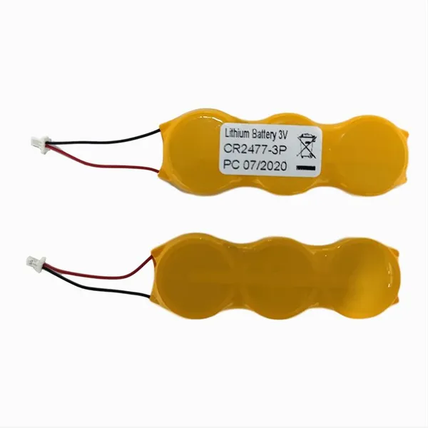 LiMnO2 Button Cells CR2477 Battery Packs 3.0V 3000mA