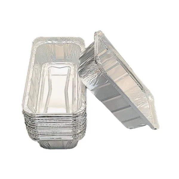 Longstar Disposable Loaf Aluminum Foil Pan for Bread Meatloaf Cake Baking and Freezing photo-5