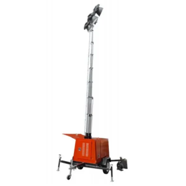 Heavy Duty 9m Mobile Light Tower With Industrial LED Flood Lights