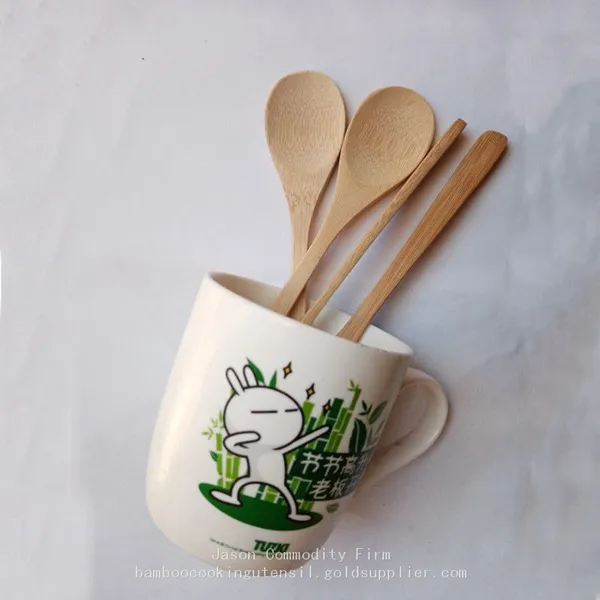 Bamboo Wood Spoons,mini Bamboo Spoon,bamboo Coffee Spoons ,cooking Spoons photo-5