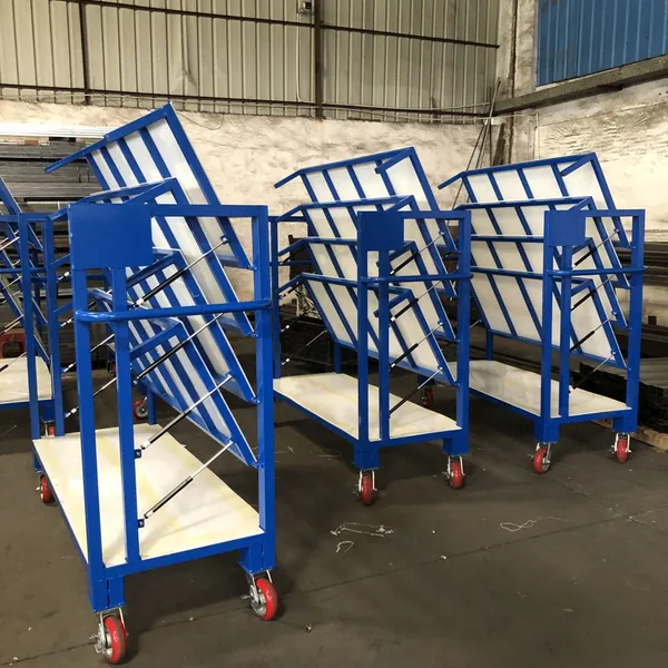 Multi Layer Base Plate Workpiece Transfer Cart For Workshop photo-3