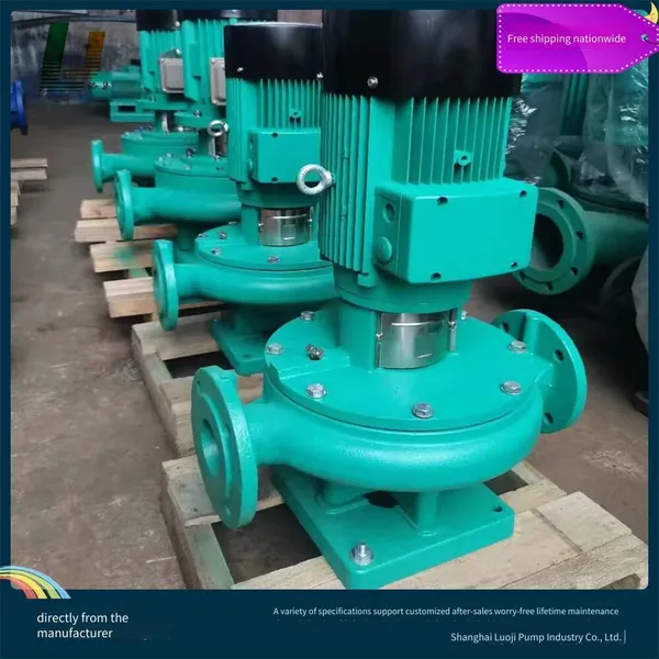 Luoji Pump Industry Supplies Spg100-160 Type Shielded Pipeline Pumps for Air Conditioning Circulation, Which Are Temperature-resistant and Silent. photo-3