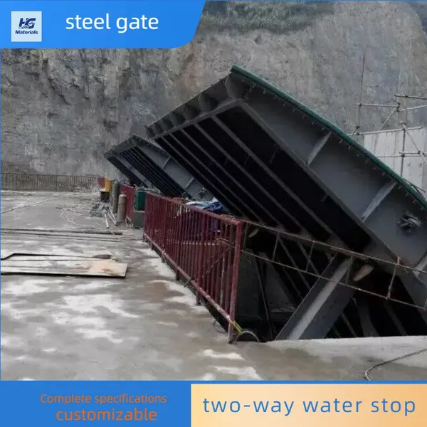 PZ Flat Fixed-wheel Steel Gate, Wall-mounted Stainless Steel Channel Gate, Roller-type OR-76 photo-5
