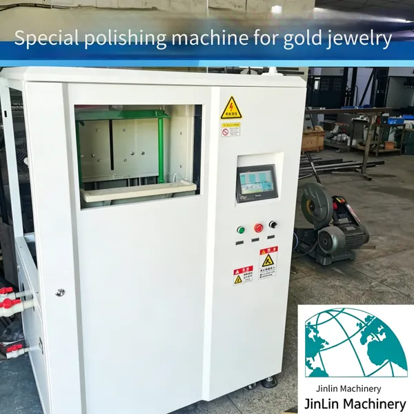 Dust-free Eco-friendly Polishing Machine for Necklaces and Bracelets, Precision Weld Mark Removal, Mirror Finish