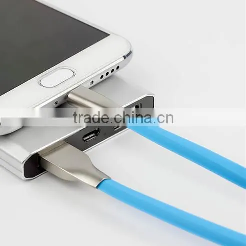1M/3.3fFT 7 Color LED Metal USB Cable 8 Pin and Charging Charger Cable for IPhone6 6 Plus 5 5s IPad for Ios 8 Ios9 1M photo-4