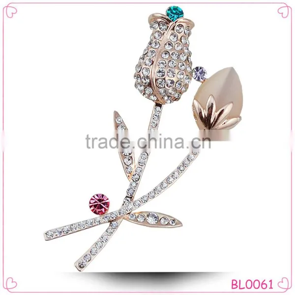 Hot Selling Mens Lapel Flower Pin Brooches for Suits Brooch Pin Color Flower Brooch